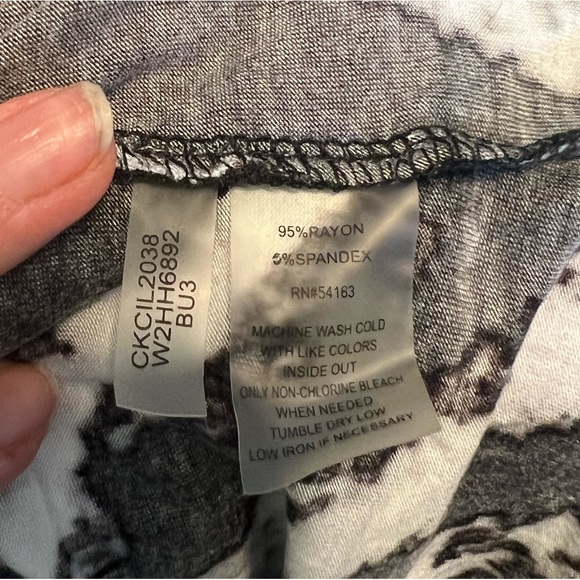 Calvin Klein 1X Cowl Neck Blouse, NWOT - Picture 6 of 10